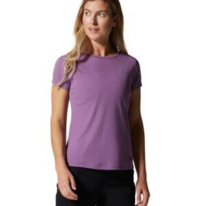 NWT Mountain Hardwear Women's Wicked Tech T-Shirt - Size L, Purple
